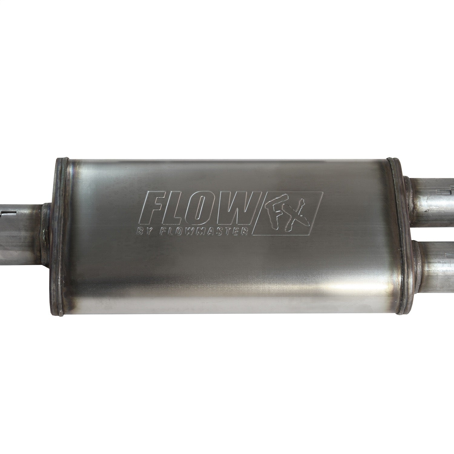 Flowmaster FlowFX Exhaust System - Cat-Back - 2-1/2" Diameter - Side Exit - Dual 4" Black Tips - Stainless