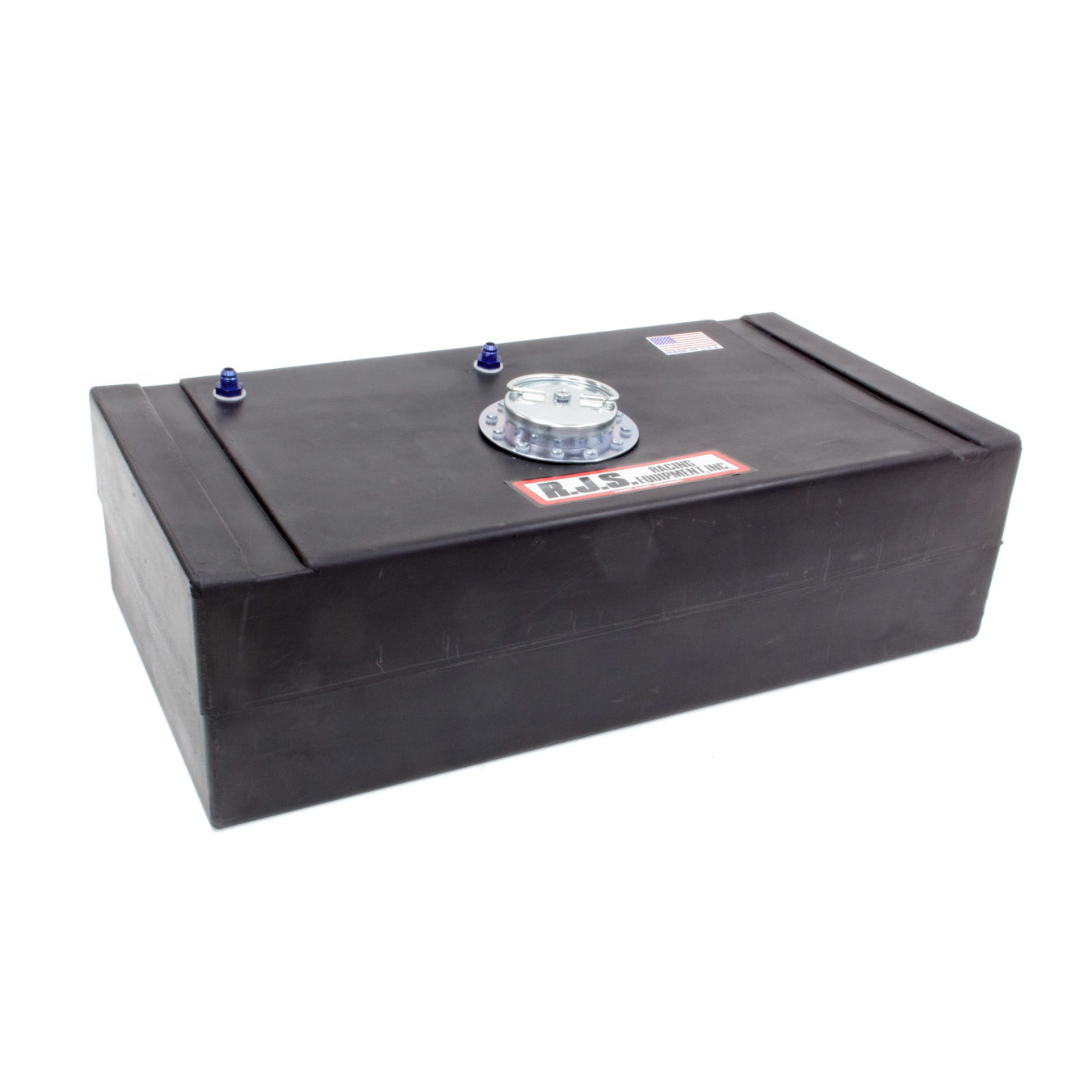 RJS Racing Equipment Economy Fuel Cell 22 gal 33 x 17-1/4 x 9-1/2" Tall 8AN Male Outlet - 6AN Male Vent