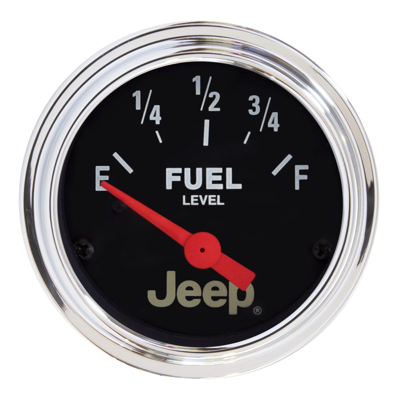 Auto Meter 2-1/16 Fuel Level Gauge 0-90Ohms - Jeep Series