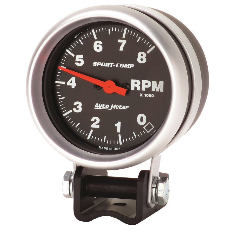 Auto Meter 8,000 RPM Sport-Comp Mini Tachometer - 2-5/8"