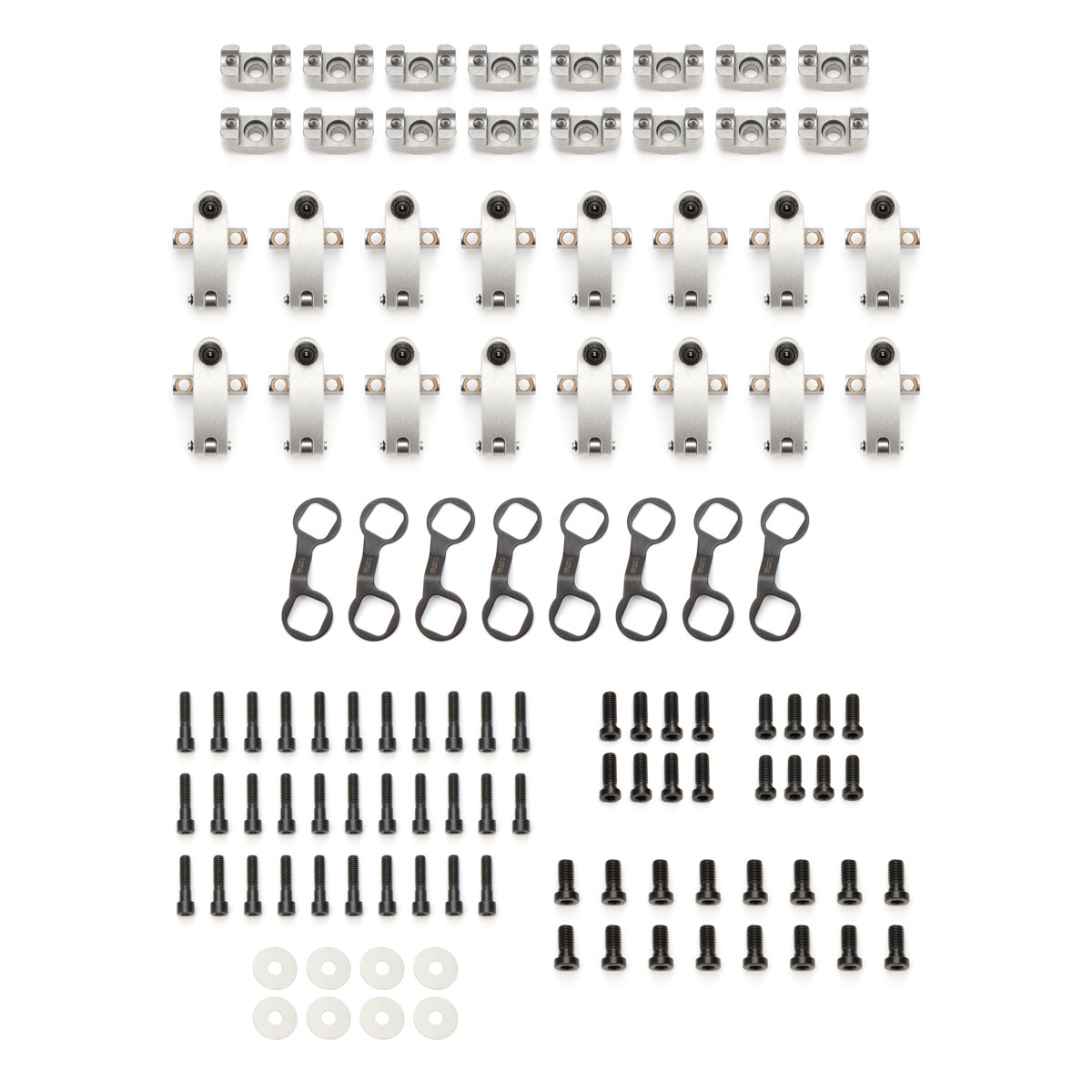 Jesel Sportsman Shaft Mount Roller Rocker Arm - 1.70 Ratio - AFR Heads - Big Block Chevy (Set of 16)
