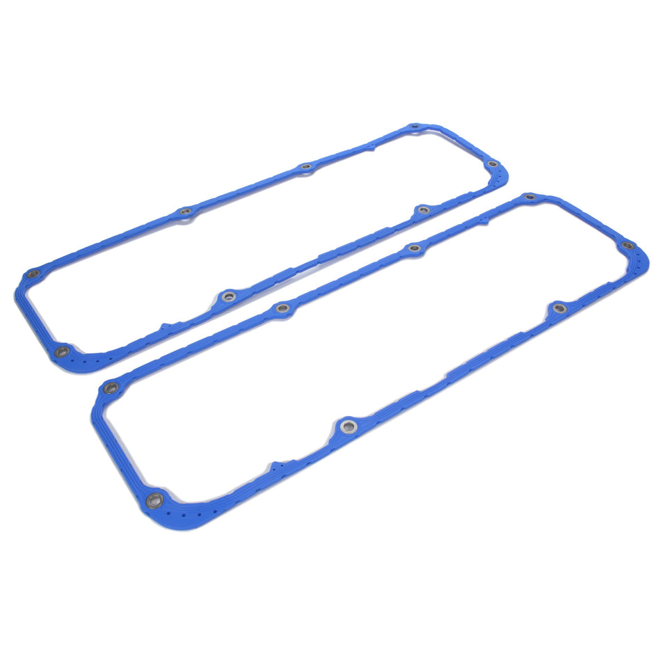 Fel-Pro Valve Cover Gasket - 0.140 in Thick - Steel Core Silicone Rubber - Small Block Ford - Pair