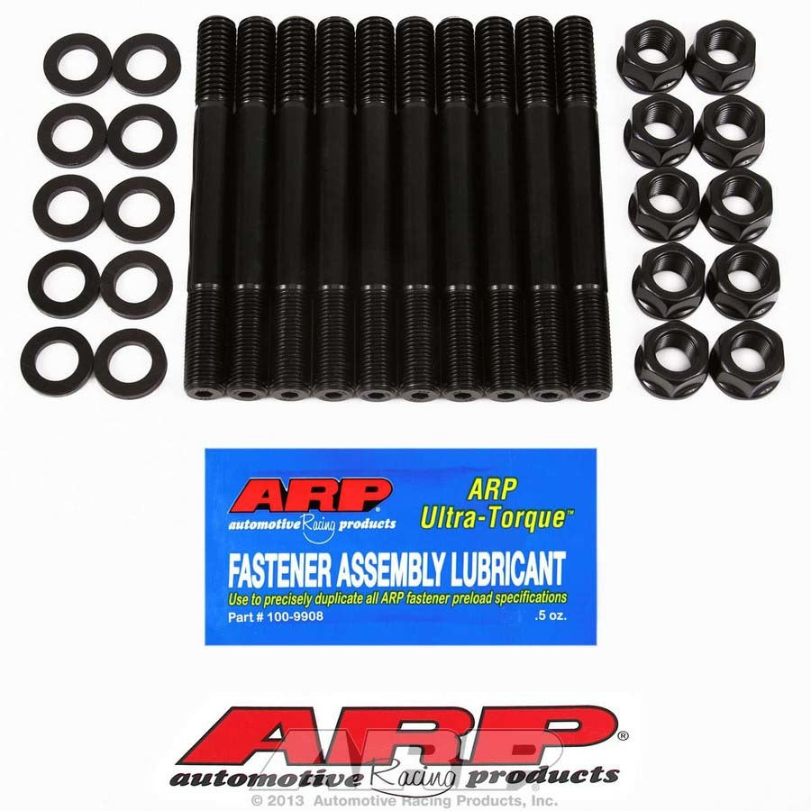 ARP Main Stud Kit - Hex Nuts - 2-Bolt Mains - Chromoly - Black Oxide - Big Block Ford