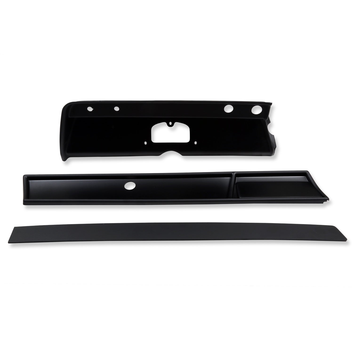 Holley EFI Racepak Dash Bezel - Black - GM A-Body 1966