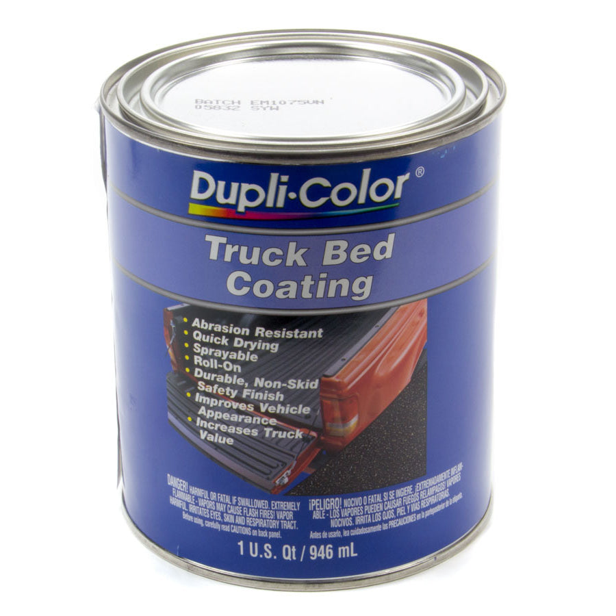 Dupli-Color Truck Bed Coating Bedliner Rubberized Black 1 qt Can - Each