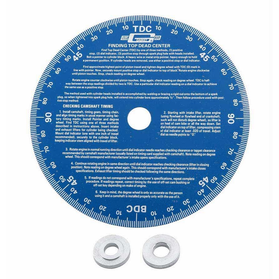 Mr. Gasket Universal Wheel - Wheel - Aluminum - Blue Anodized - 7" Diameter