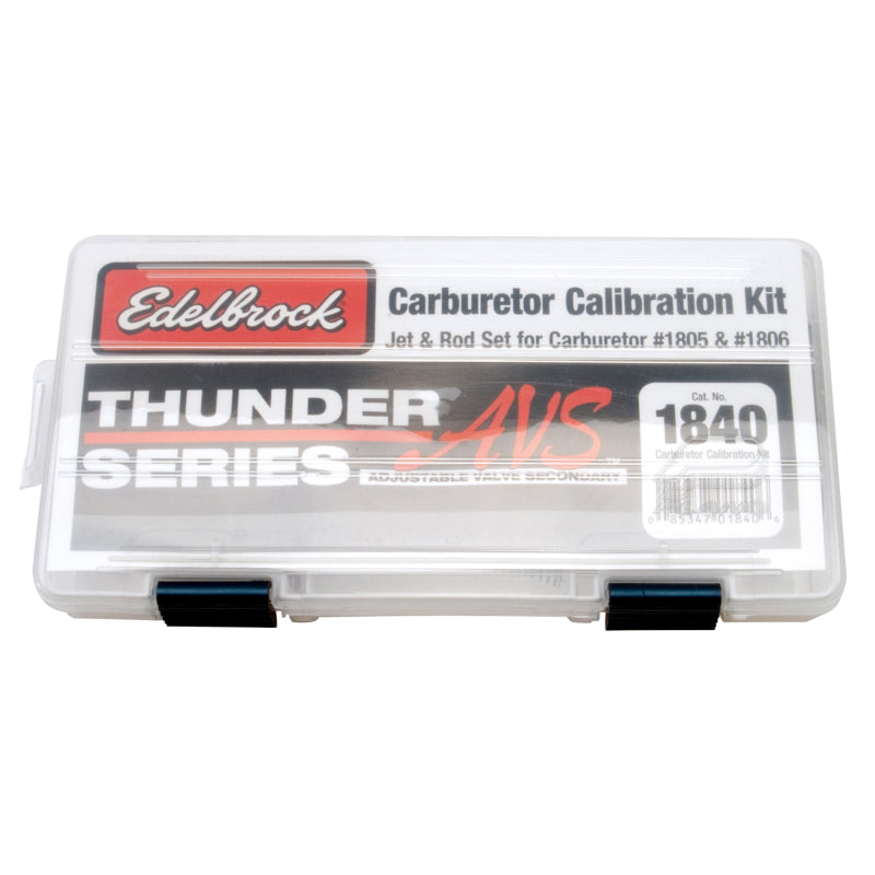 Edelbrock Thunder Series AVS Jet / Rod Kit - For (1805/1806)