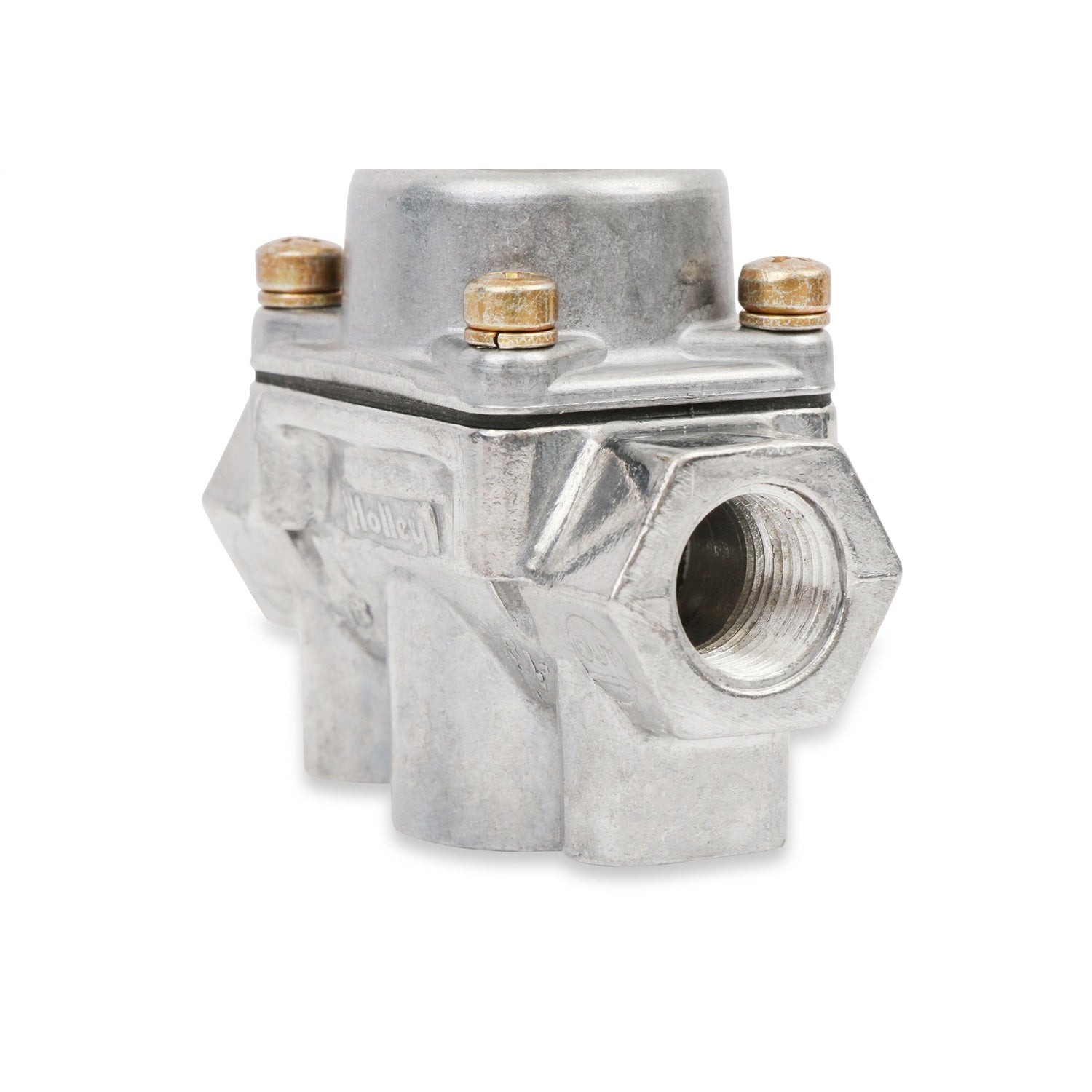Holley Two Port 4.5 - 9 PSI Bypass Style Fuel Pressure Regulator - For Systems w/ a Return Line Back to Fuel Cell