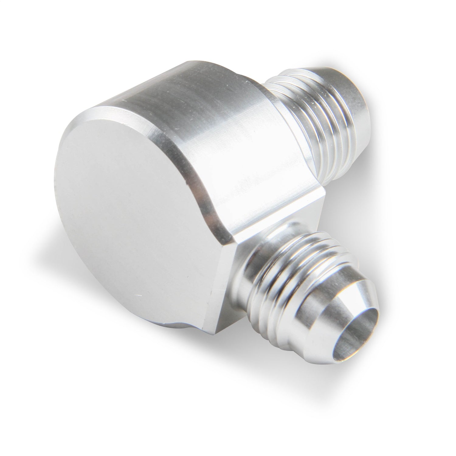 Earl's Brake Booster Check Valve - 13/16" Hose Barb Inlet - 6 AN Male Outlet - Clear Anodized