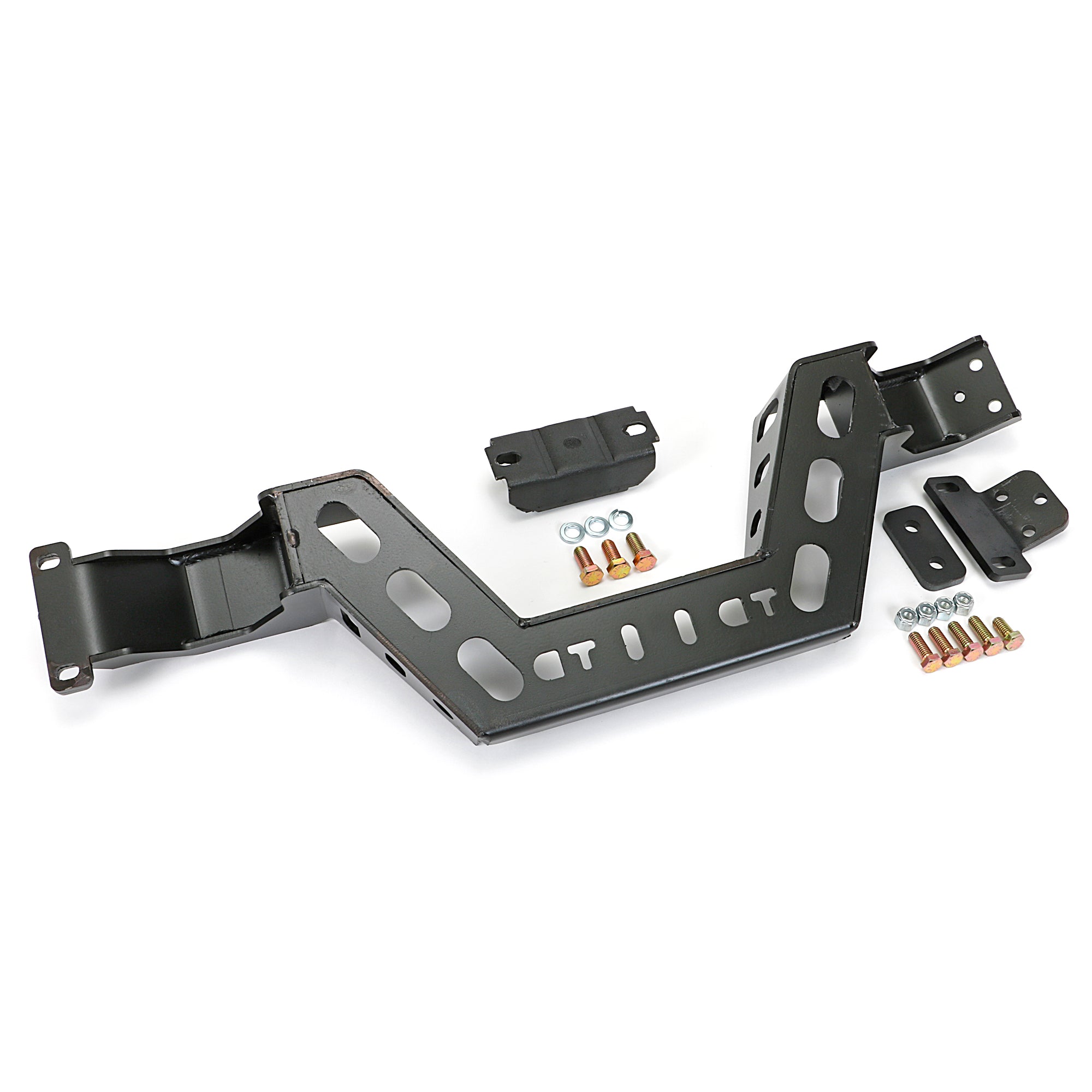 Trans-Dapt Transmission Crossmember - Steel - Black Paint - T-56 Transmission - GM LS-Series