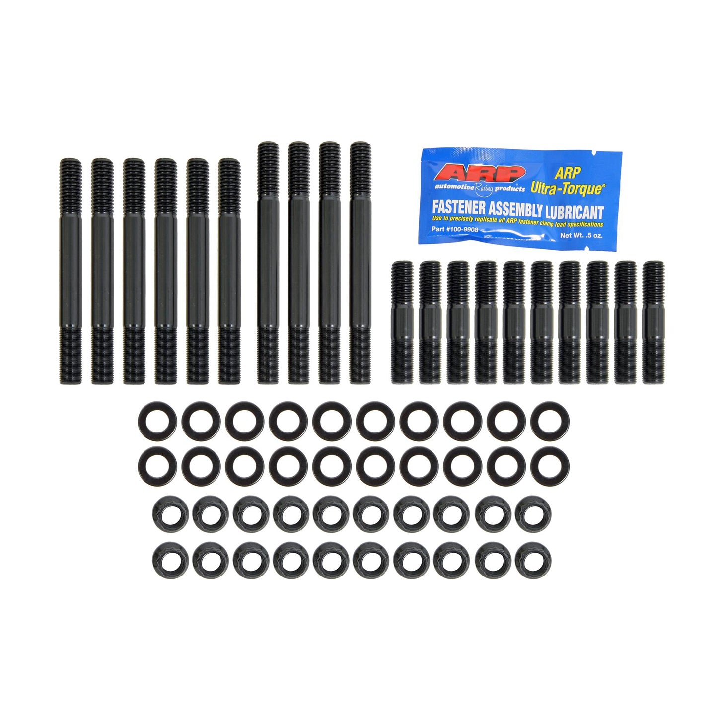 Trick Flow Cylinder Head Stud Kit - Chromoly - Black Oxide - Small Block Mopar