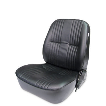 ProCar Pro90 Low Back Recliner Seat - Left Side - Vinyl - Black