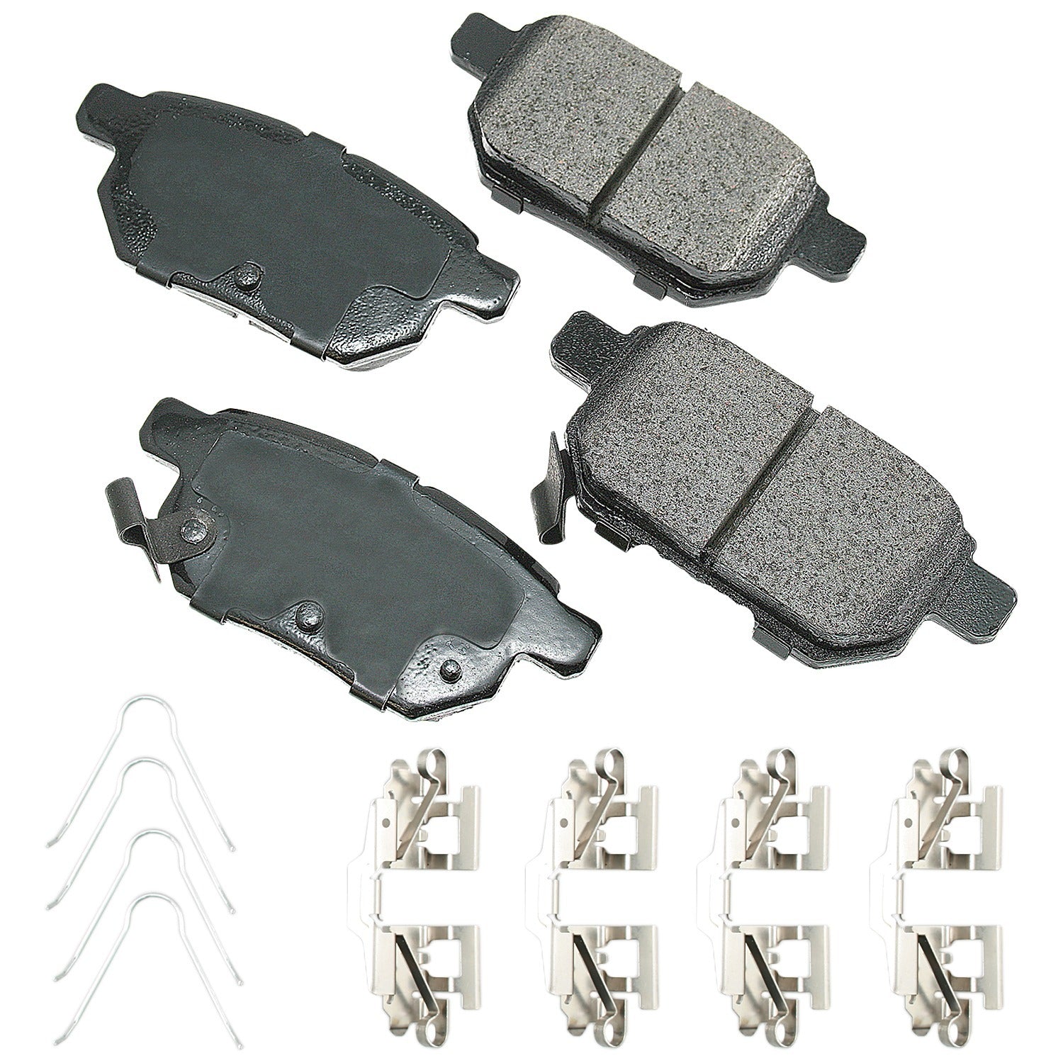 Akebono Brakes ProACT Rear Brake Pads - Pontiac Vibe 2009-10/Toyota MC Platform 2009-20 (Set of 4)