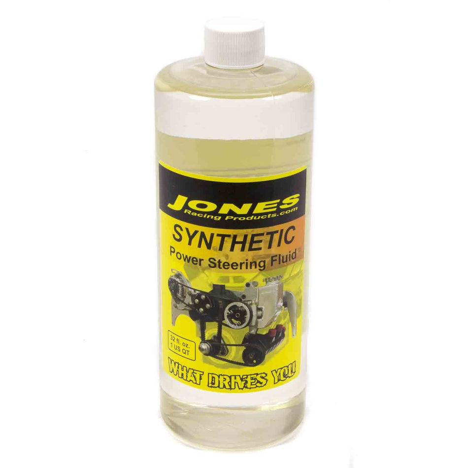 Jones Racing Products Anti-Foaming Power Steering Fluid Synthetic - 32.00 oz Bottle