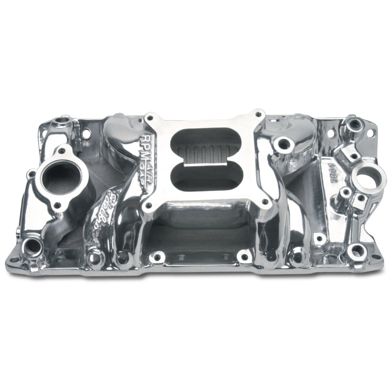 Edelbrock Performer RPM Air-Gap Intake Manifold - SB Chevy - Polished - (Non-EGR)