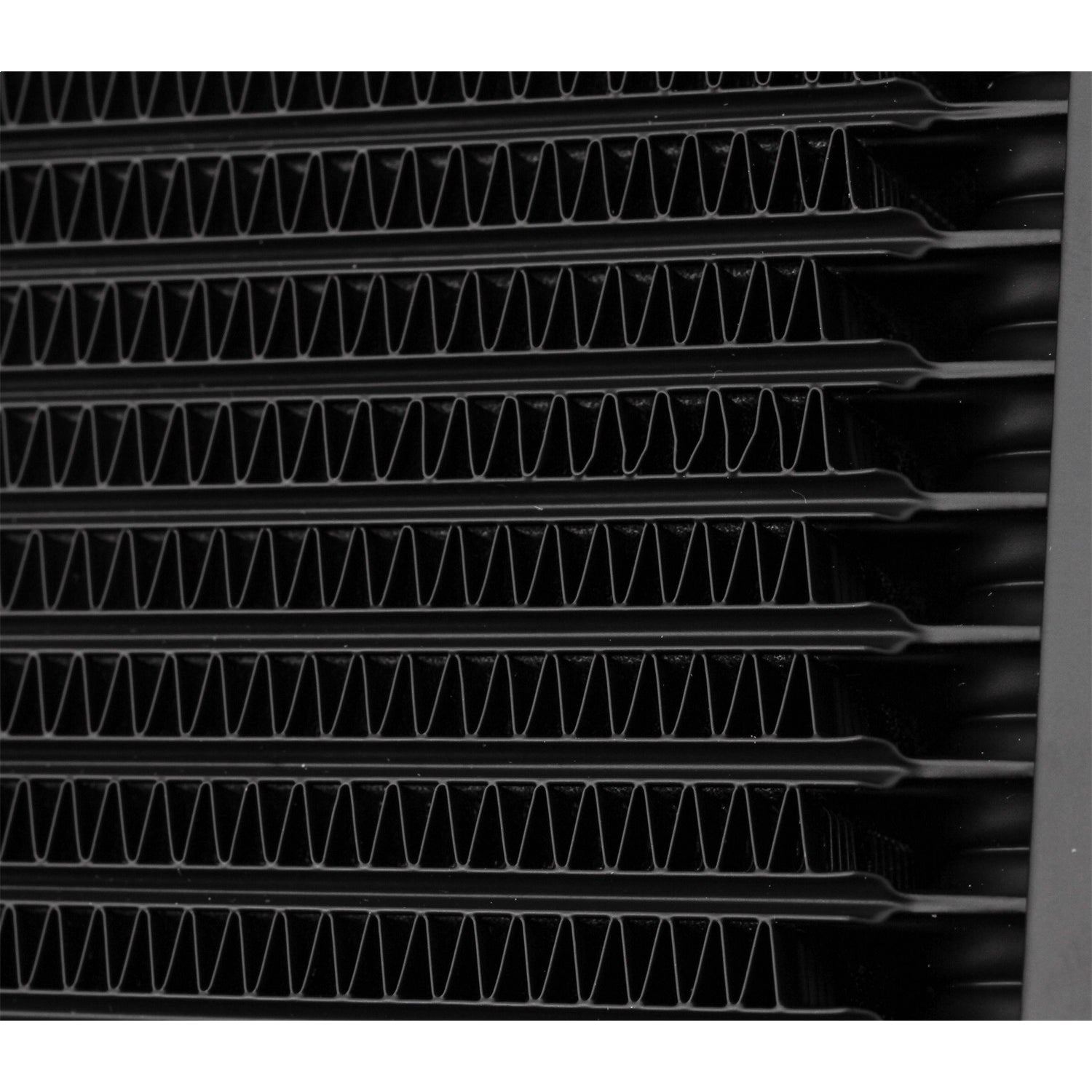 Earl's Oil Cooler - 5.750 x 13 x 2 in - Plate Style - 10 AN female O-Ring Inlet/Outlet - Black
