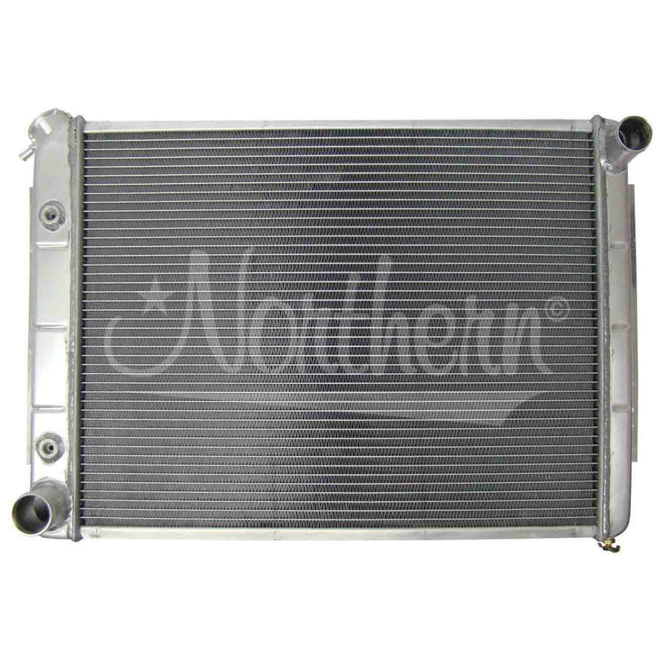 Northern 26-1/4" W x 18-1/2" H x 3-1/8" D Radiator Pass Inlet/Driver Outlet Aluminum Natural - Auto-Trans