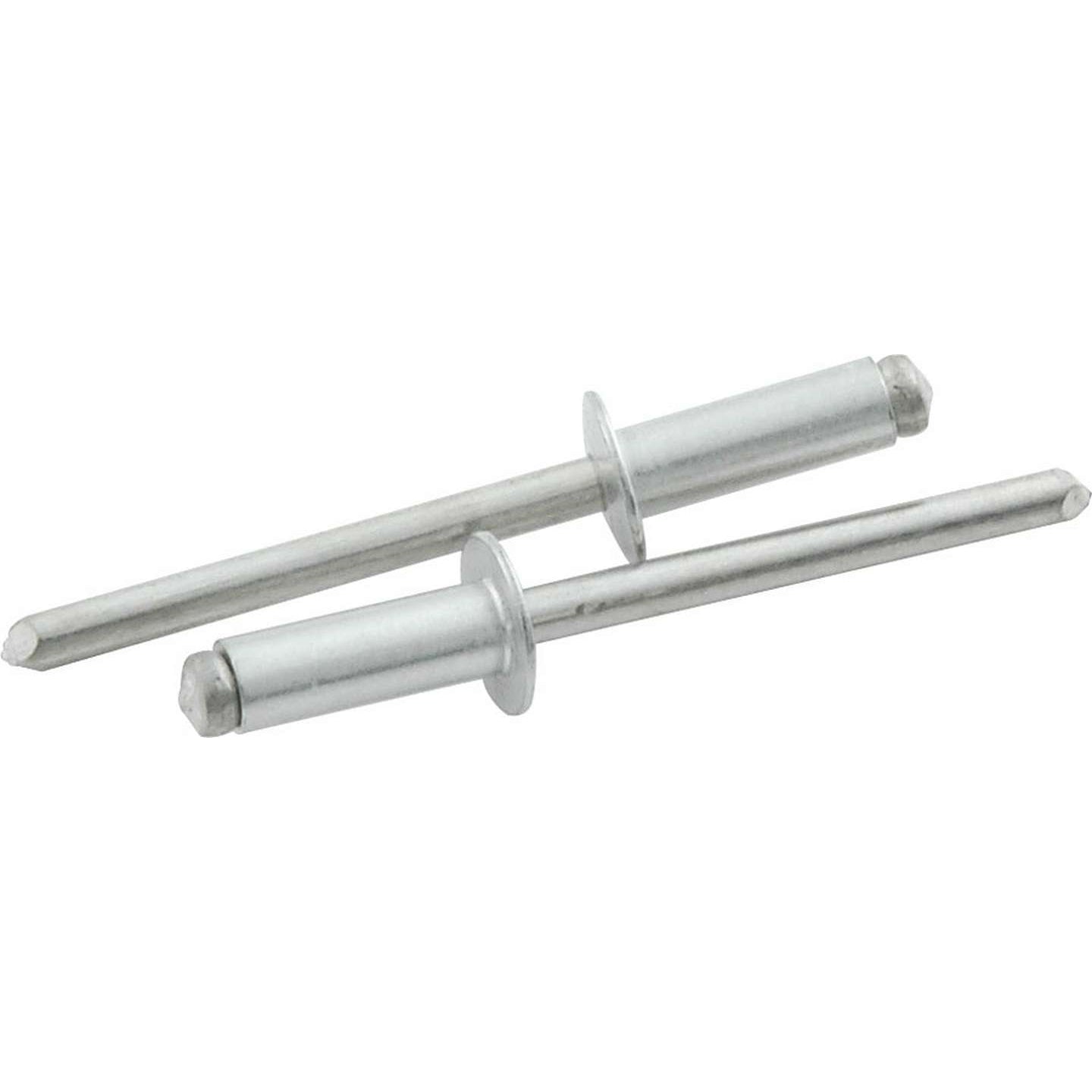Allstar Performance 3/8 in Head Rivet - 3/16 in Mandrel - 1/4-3/8 in Grip Range - Aluminum - Set of 250