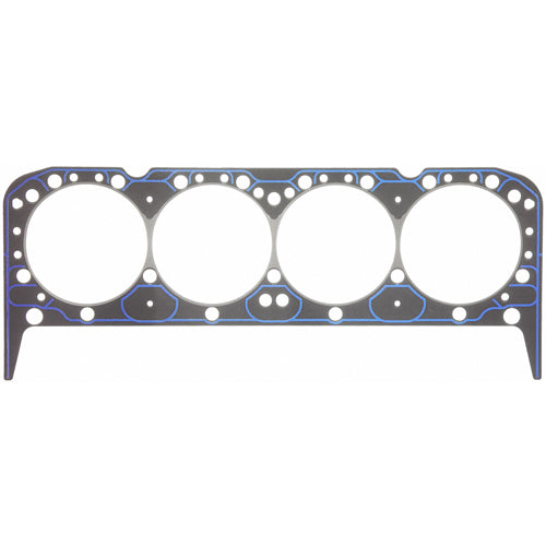 Fel-Pro Head Gasket - SB Chevy - 4.200" Bore, .041" Thickness - Cast Iron, Aluminum Heads - Pre-Flattened Steel Wire Combustion Seal