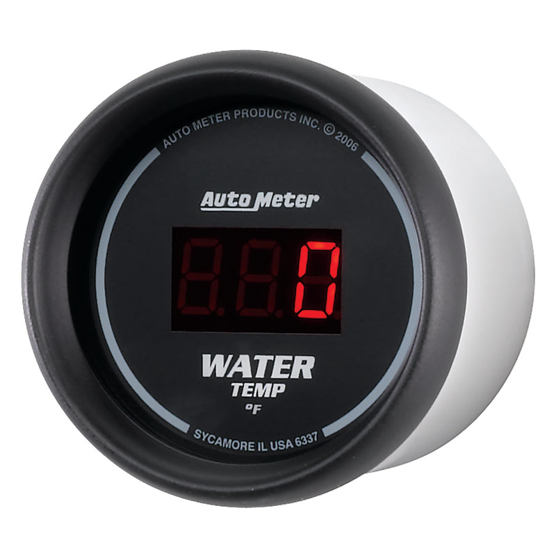 Auto Meter Sport-Comp Digital Water Temperature Gauge - 2-1/16 in.