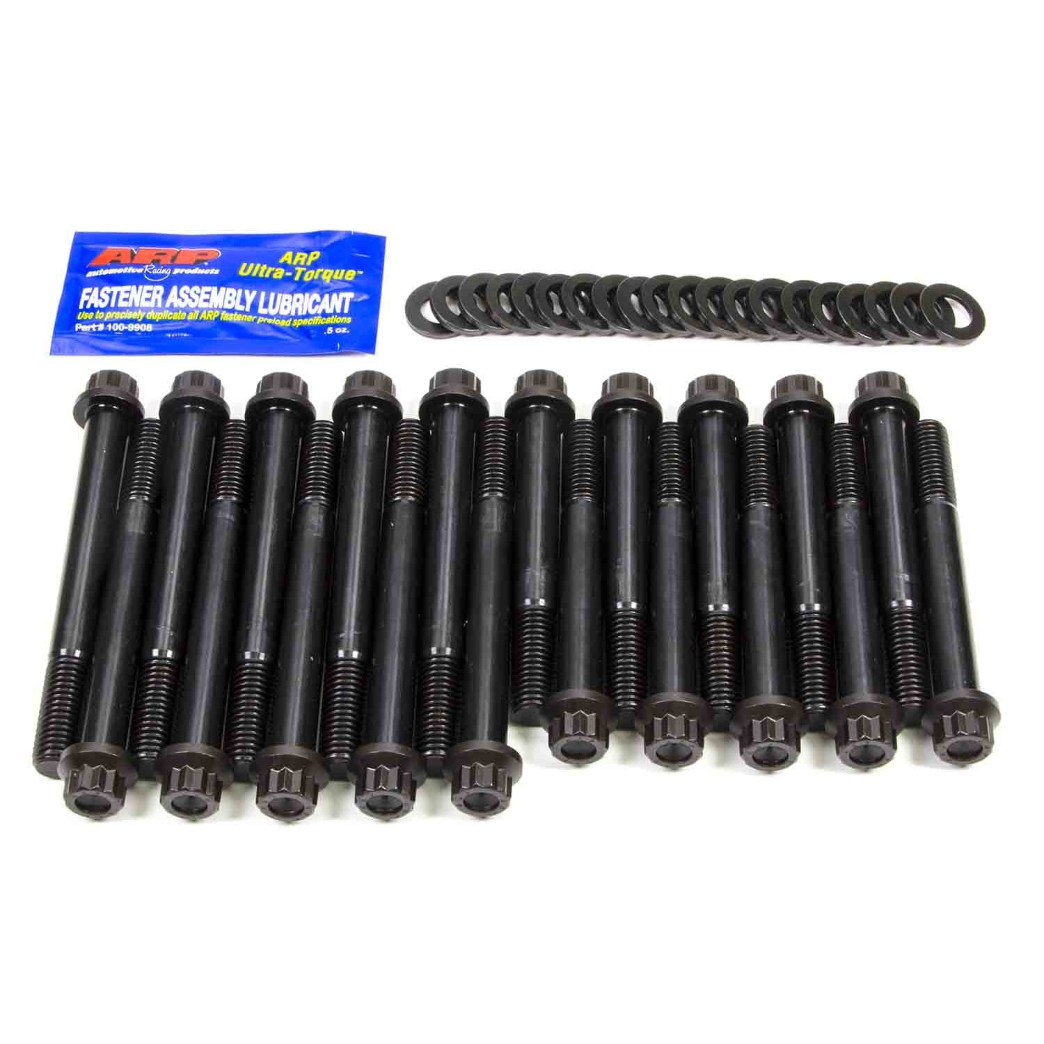ARP Pro Series Cylinder Head Bolt Kit - 12 Point Head - Chromoly - Black Oxide - Big Block Ford