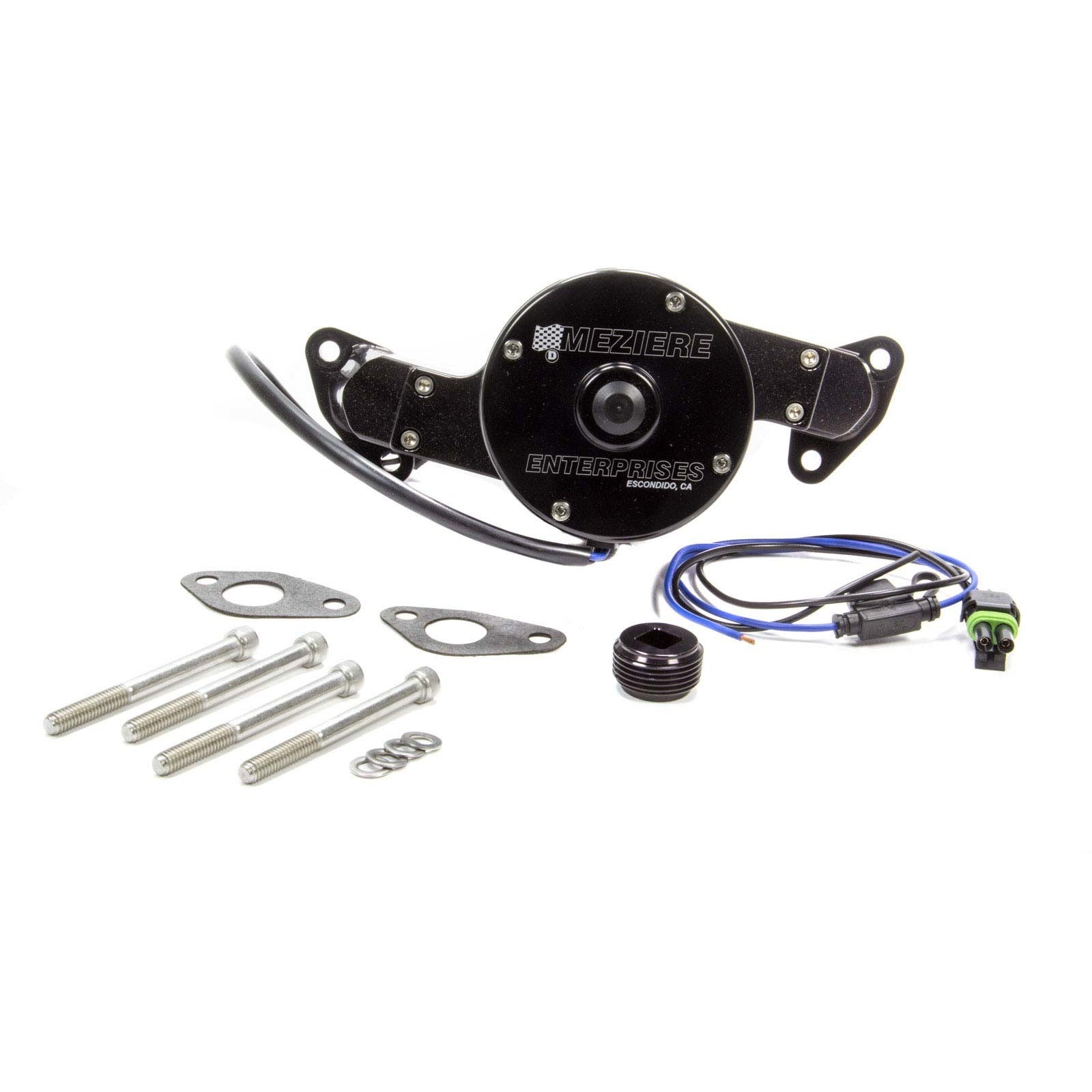 Meziere Enterprises Electric Water Pump Heavy Duty 100 Series 1" NPT Female Inlet Install Kit