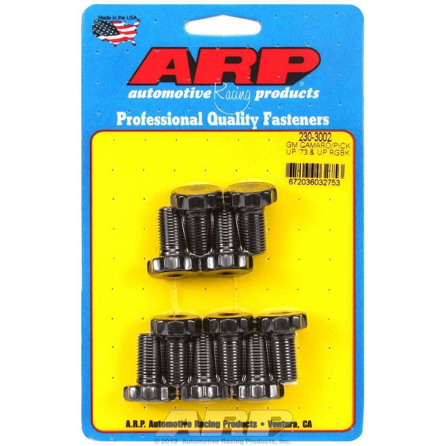 ARP GM Ring Gear Bolt Kit - Camaro, Pickup Truck - 7/16"-20 LH - .850" Under Head Length