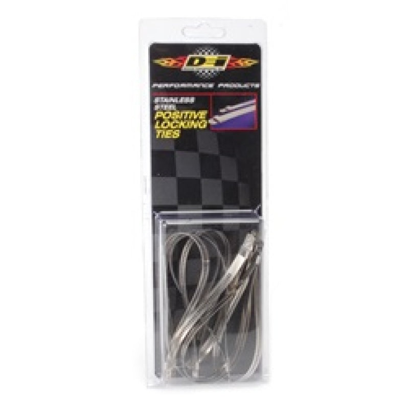 DEI 9" Long Exhaust Wrap Ties Heat Resistant Stainless (Set of 8)