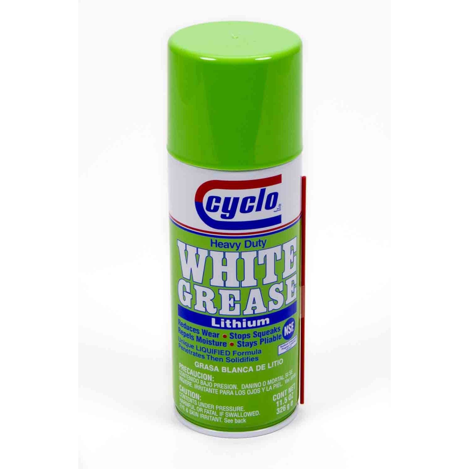 Cyclo Heavy Duty White Grease w/ Lithium - 11 oz.Net Wt.