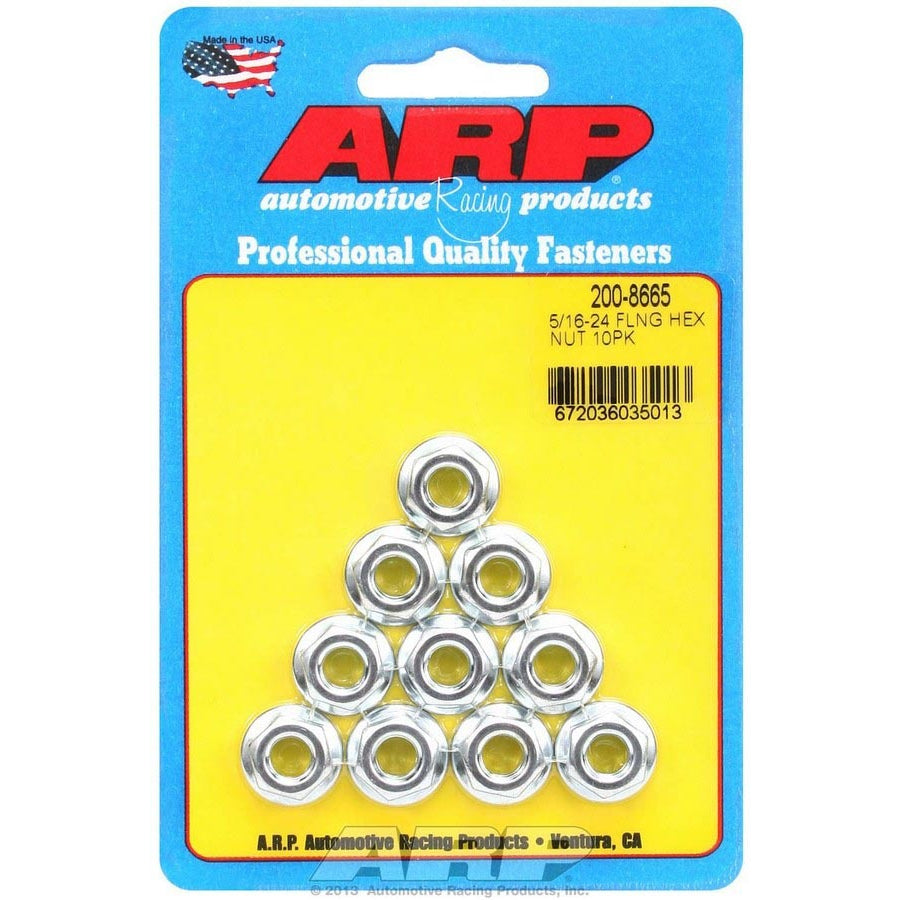 ARP Hex Nyloc Nuts - 5/16-24 (10)