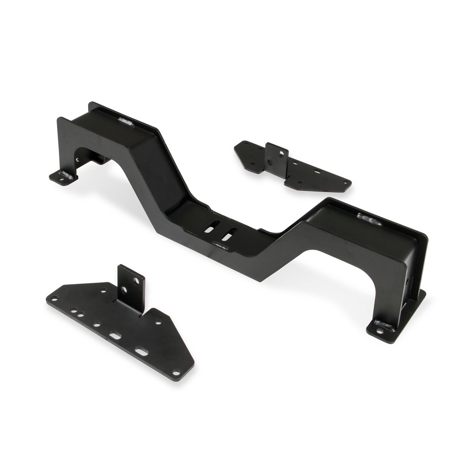 Hooker Blackheart Transmission Crossmember - Bolt-On - Steel - Black Powder Coat - GM LS-Series - 4L60E/6L80/700R4/TH400