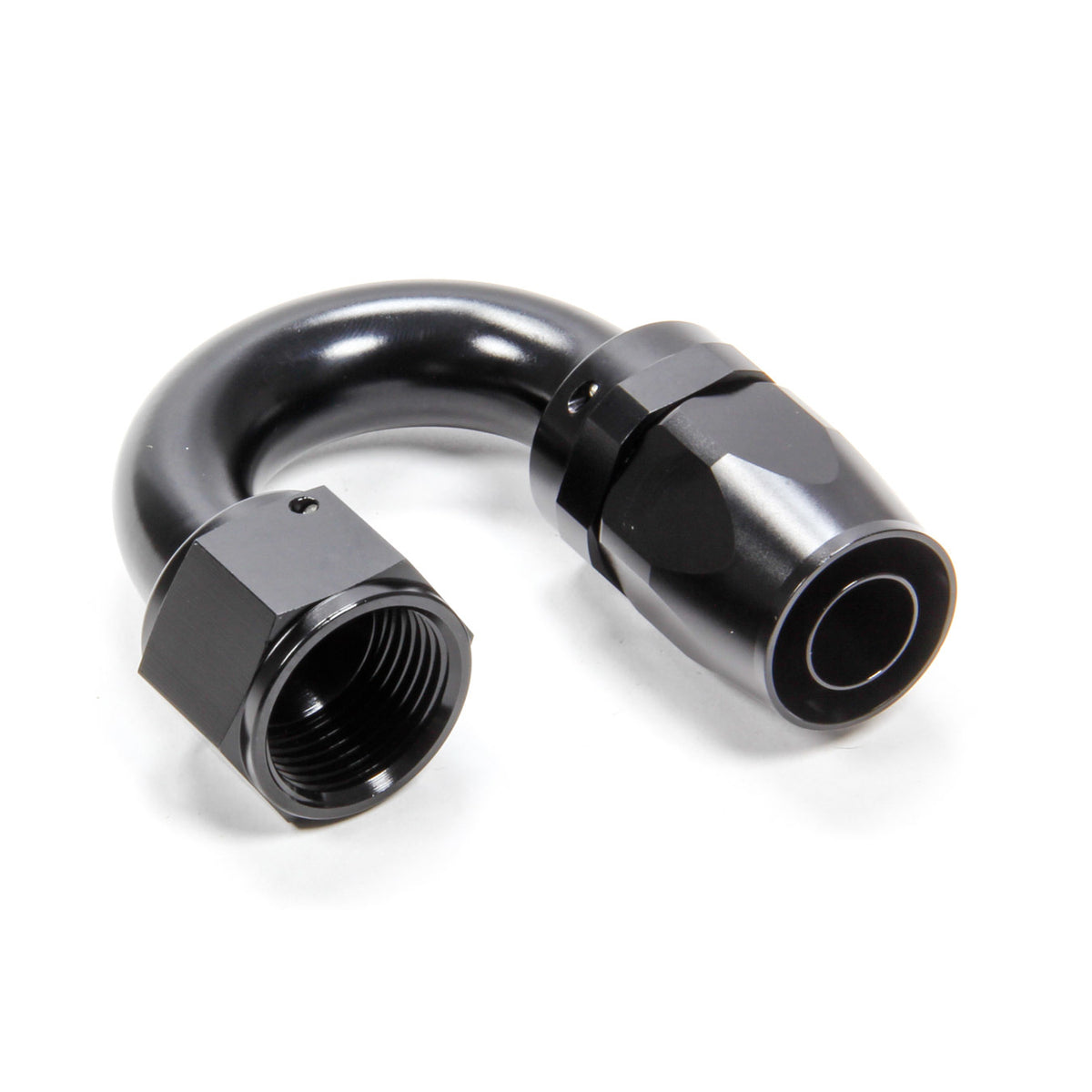 Triple X Race Co. Hose End Fitting 180 Degree 12 AN Hose to 12 AN Female Swivel - Aluminum