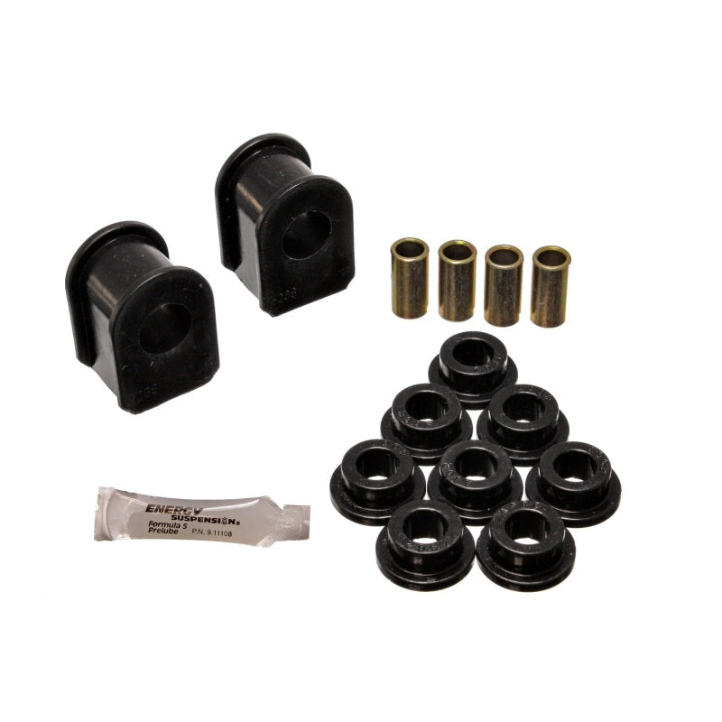 Energy Suspension Hyper-Flex Front / Rear Sway Bar Bushing - 1 in Bar - 2.5 in Tall - Black / Cadmium - Ford SUV / Truck