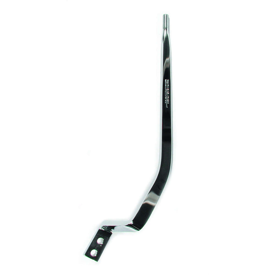 Hurst Competition Plus Single Bend Shifter Stick - 15 in - 3/8-16 in Thread - Chrome - Hurst Manual Shifters