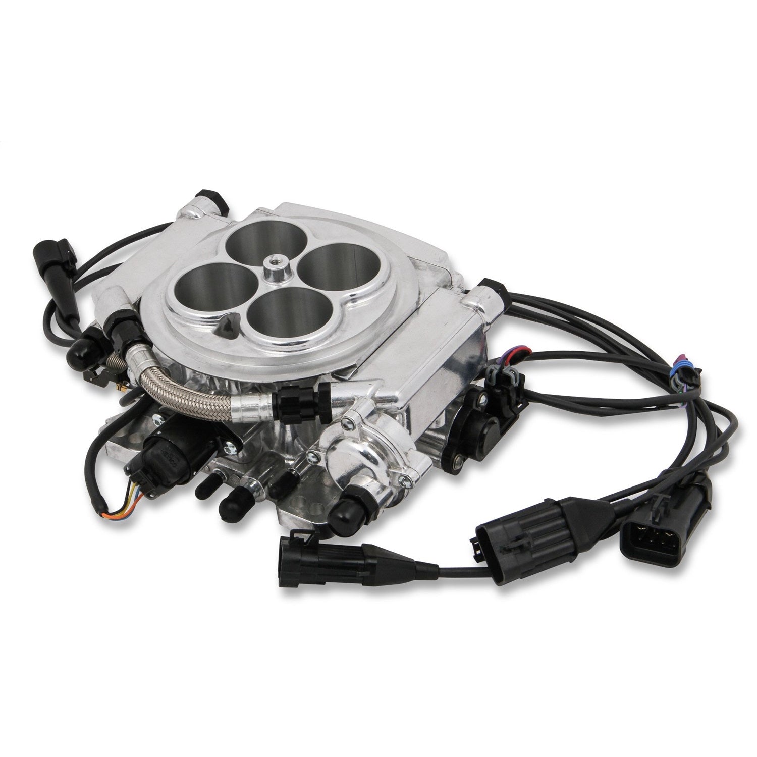 Holley Sniper EFI Super Sniper EFI Throttle Body Fuel Injection - Square Bore - Silver 550-512