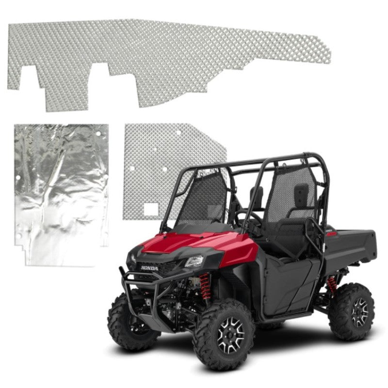 Design Engineering Floor Heat Shield - 3/16" Thick - Aluminized Fiberglass - Pioneer 700 1214-20