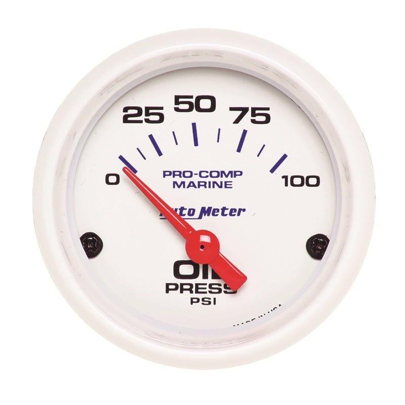 Auto Meter 2-1/16 Oil Pressure Gauge 0-100 psi