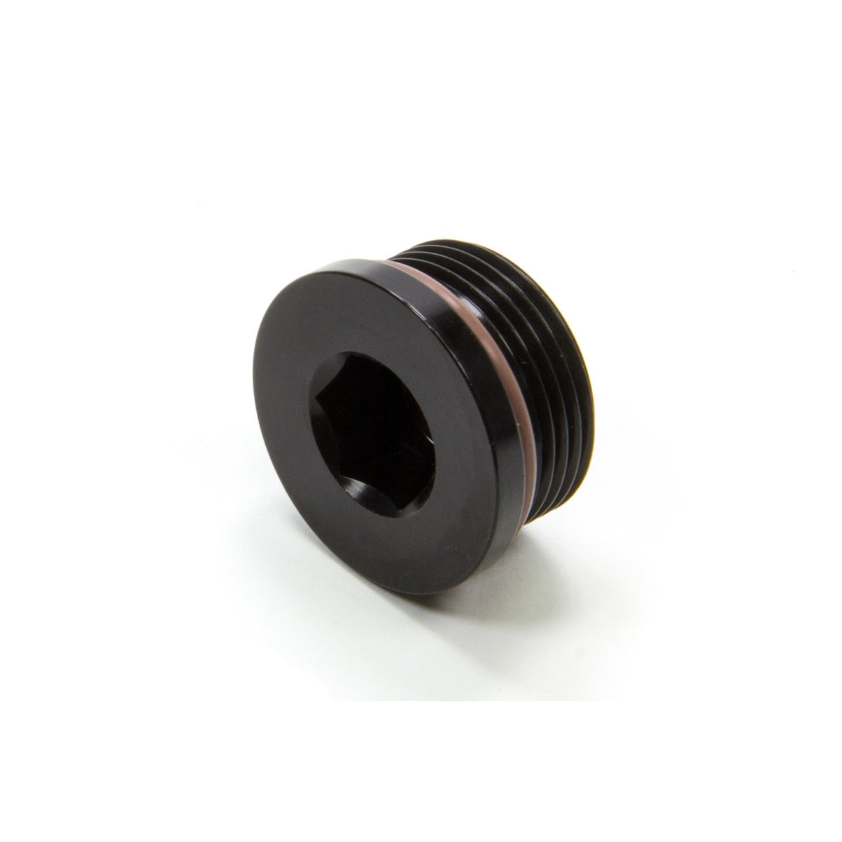 XRP Plug Fitting 16 AN Male O-Ring Allen Head Black Anodize - Each