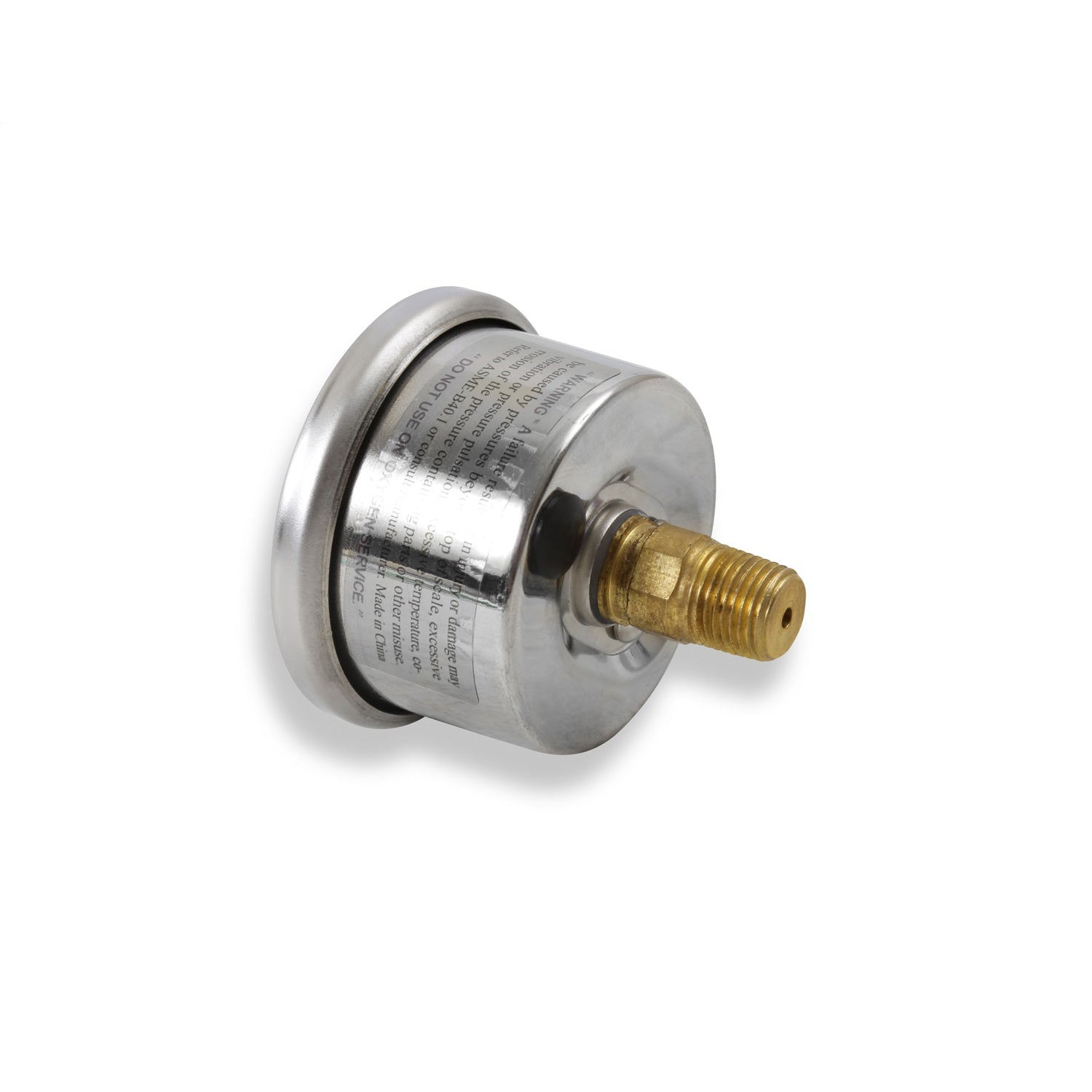 Holley 0-15 psi Fuel Pressure Gauge - Mechanical