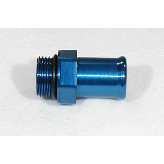 Meziere 1" Radiator Hose Fitting- Blue