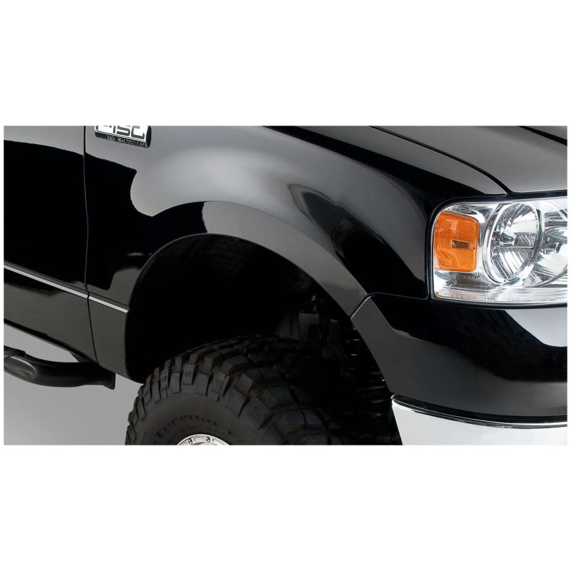 Bushwacker Pocket Style Front / Rear Fender Flare - 2 in Wide - Black - Ford / Lincoln Fullsize Truck 2004-08