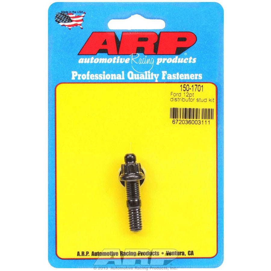 ARP Black Oxide Ford Distributor Stud Kit - 12-Point