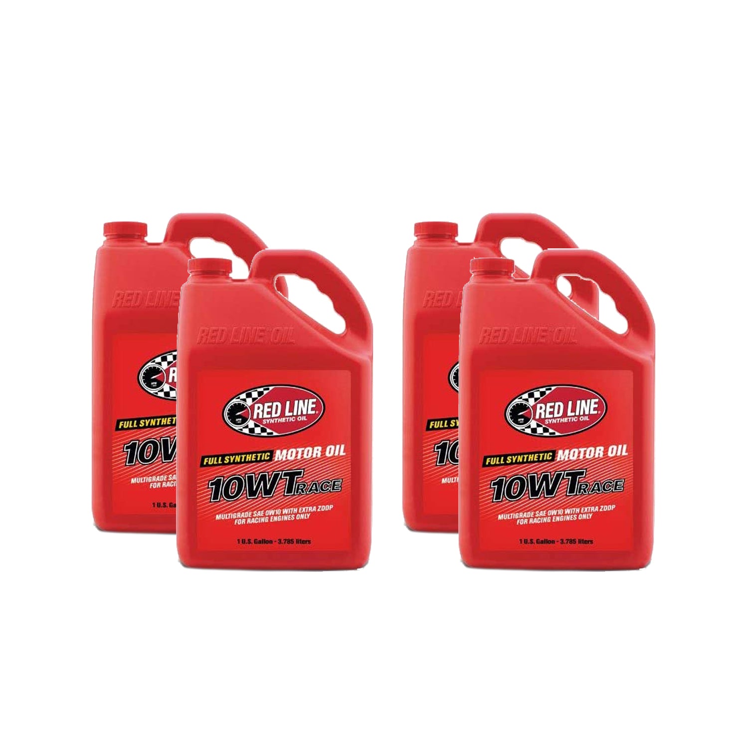 Red Line 10WT Synthetic Drag Race Oil - High Zinc - 10W -1 Gallon - (Case of 4)