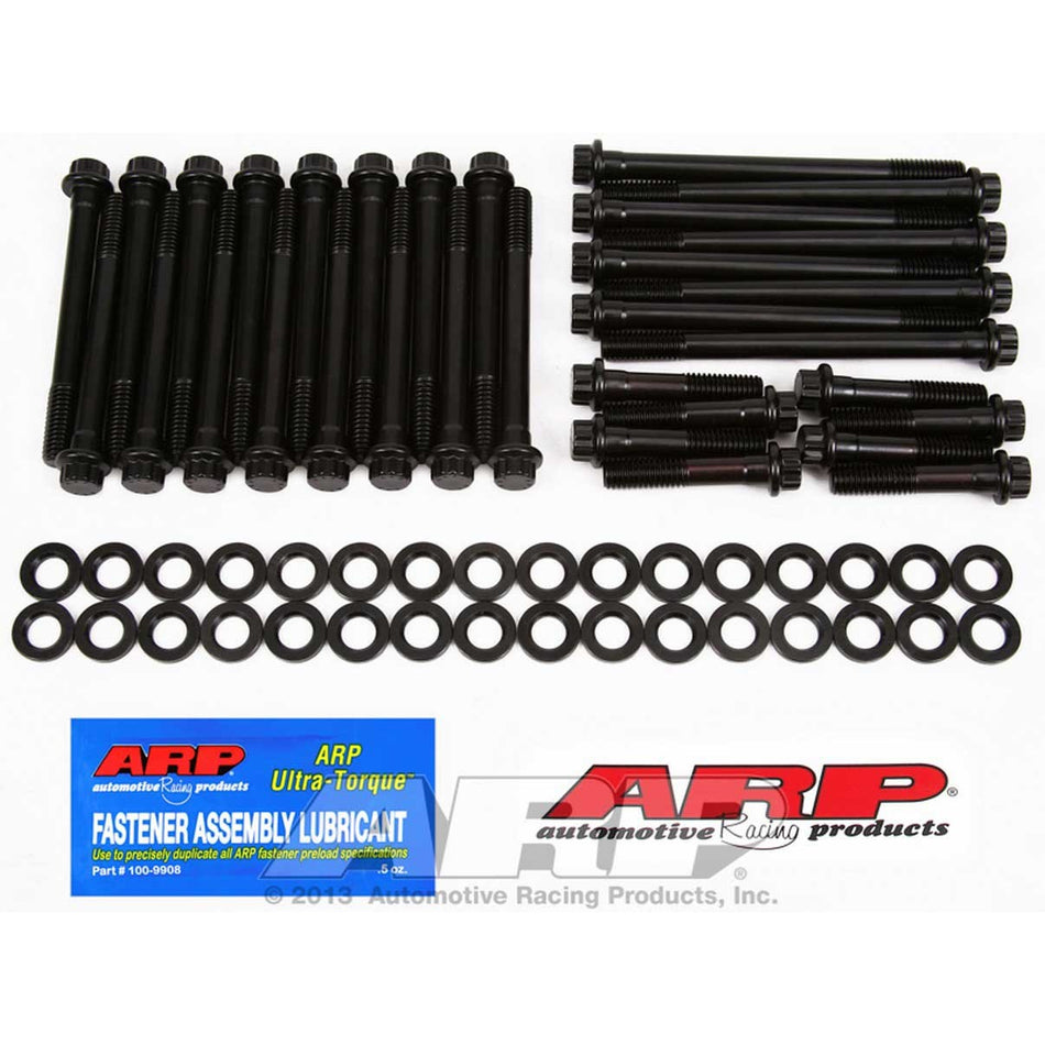 ARP High Performance Series Cylinder Head Bolt Kit - 12 Point Head - Chromoly - Black Oxide - Bowtie / Dart / Pro / World - Big Block Chevy