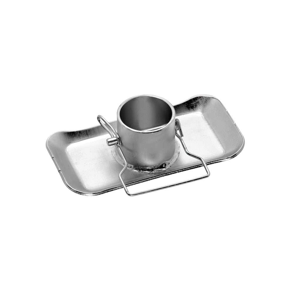 Pro Series Removable Trailer Jack Foot - 5000 lb. Maximum - Locking Pin Included - Steel - Zinc Oxide - 2" Trailer Jack Tube