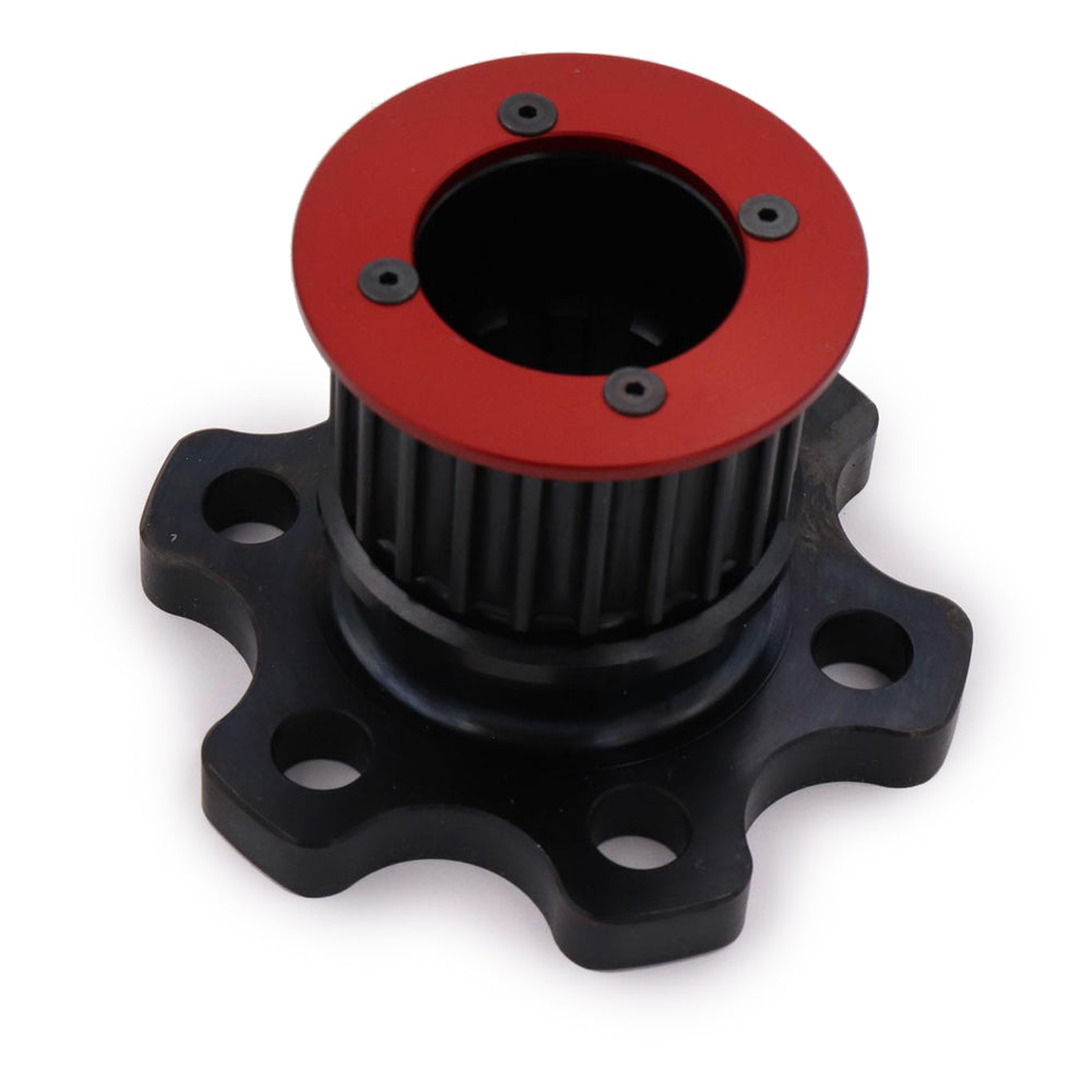 Quarter Master Crankshaft Hub - 10 Spline - Steel - Black Oxide - Small Block Ford