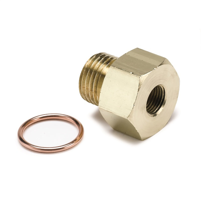 Auto Meter Metric Adapter - 1/8" NPT to 16mm x 1.5