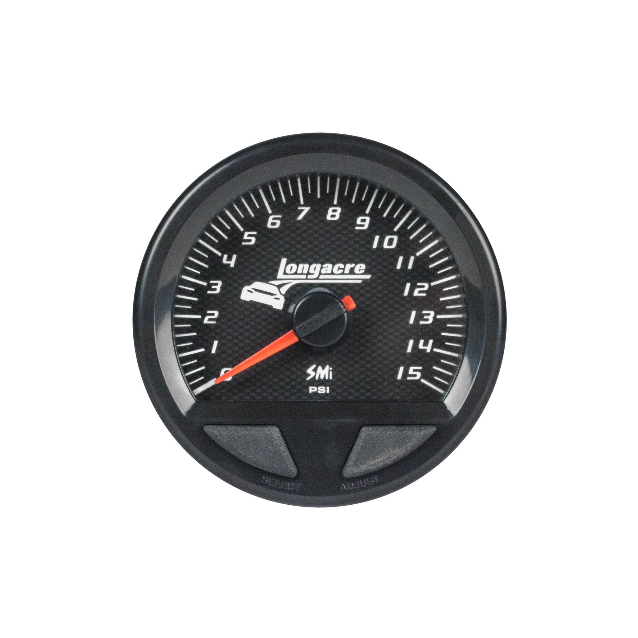 Longacre Waterproof SMI Fuel Pressure Gauge - Stepper Motor
