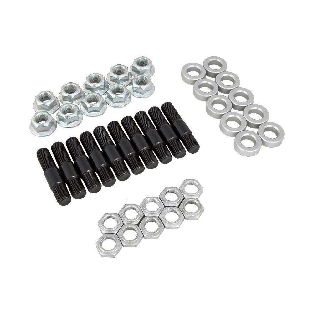 Strange Engineering Wheel Stud - 2.875" Long - Bolt-On - Locking Nuts/Lug Nuts/Washers Included - Strange Axles