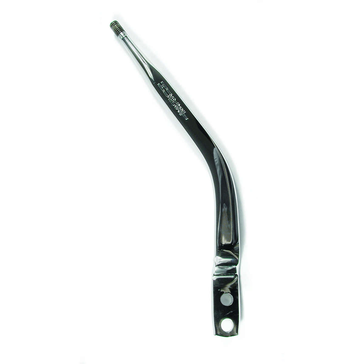 Hurst Competition Plus Single Bend Shifter Stick - 11.156 in - 3/8-16 in Thread - Chrome - Hurst Manual Shifters